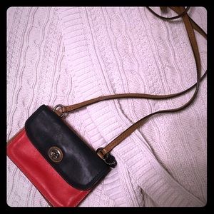 Coach cross body wallet bag